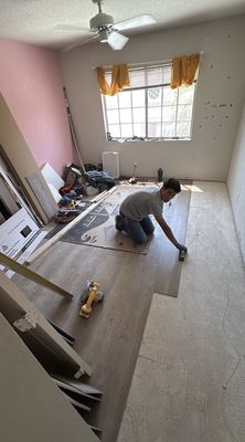 Vinyl plank flooring